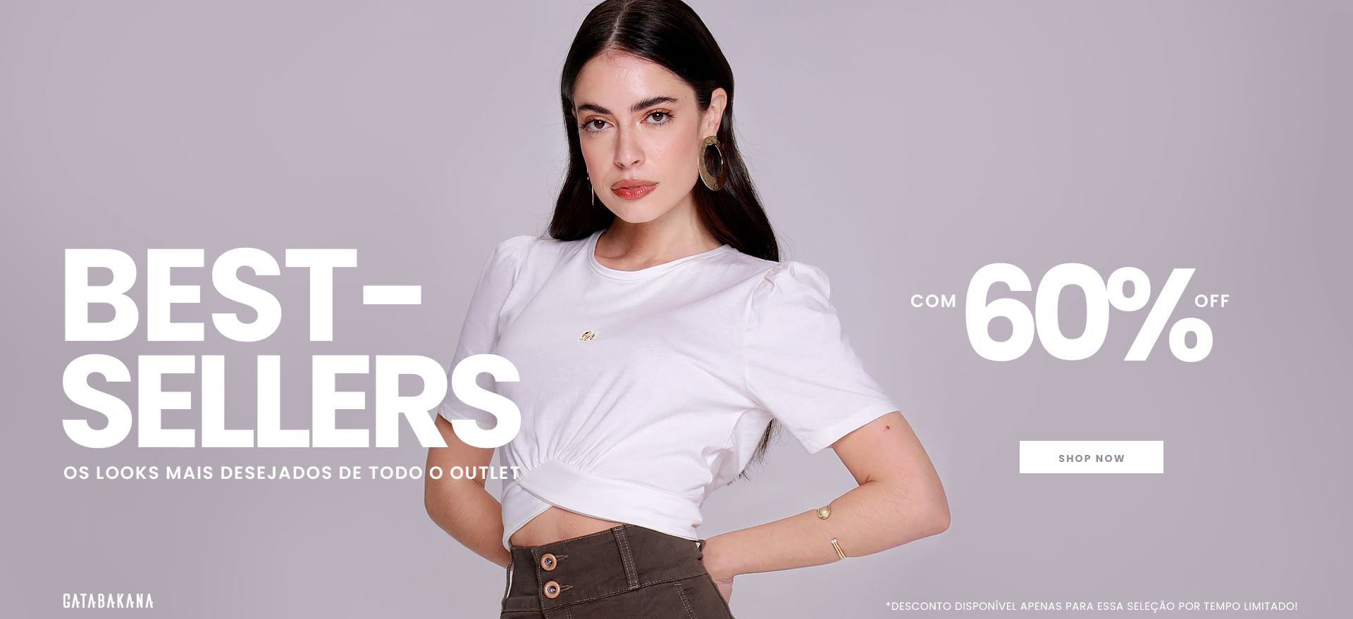 Os mais vendidos com 60%OFF!