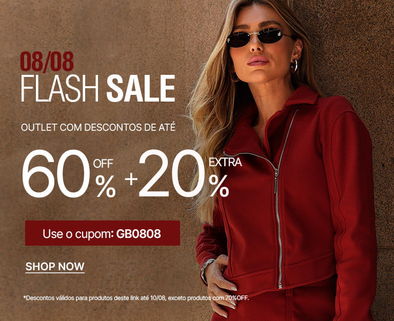 Sale até 60%OFF (Flash Sale)