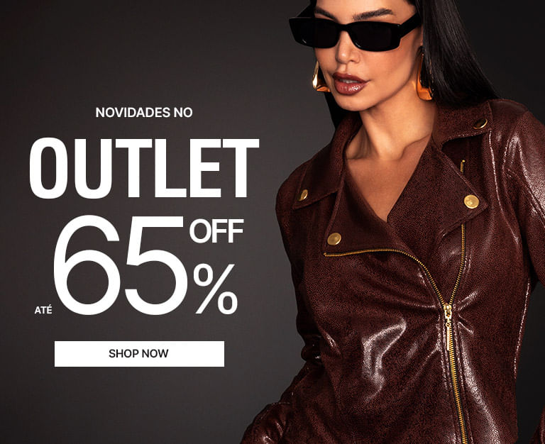 Outlet até 65%OFF
