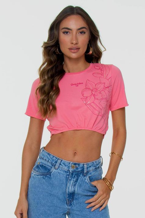 T-Shirt-Estampa-Flor