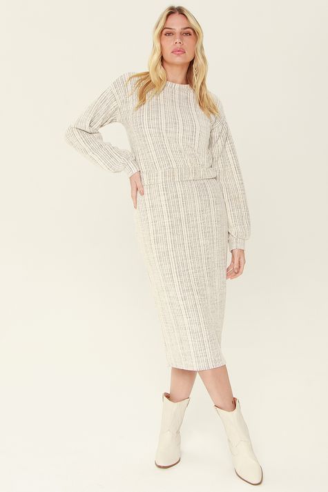 Saia Midi Tweed