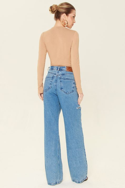 Wide Leg 30 Gtbkn Denim