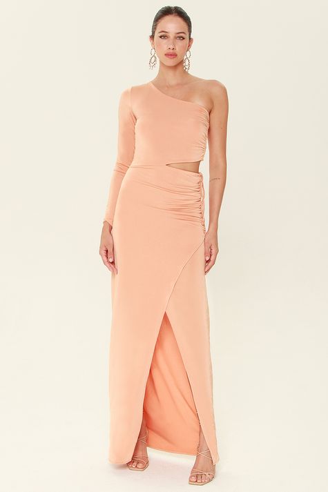 Vestido Longo Fluid Shine