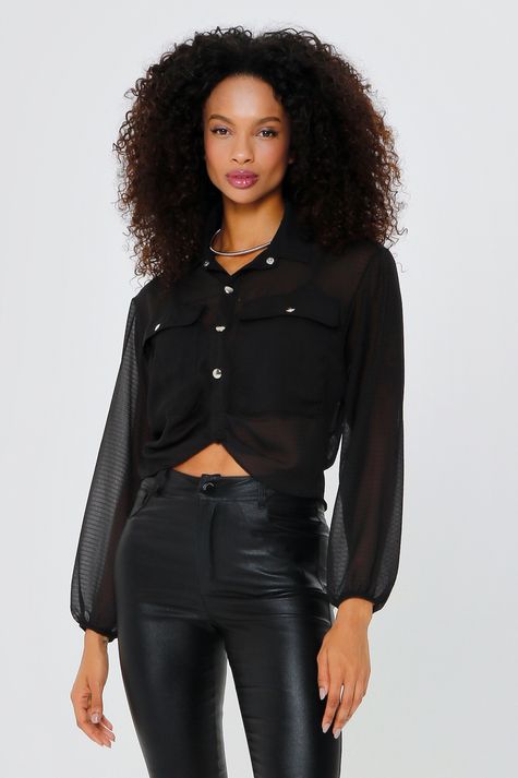 Camisa-Crepe