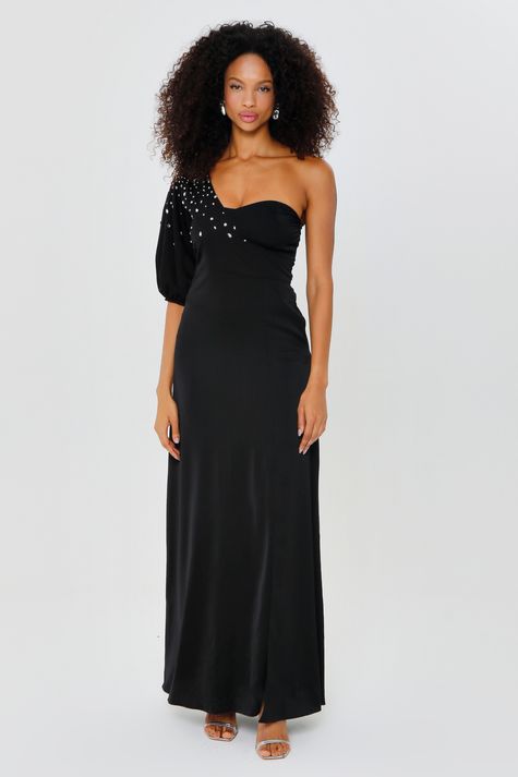 Vestido-Longo-Bordado