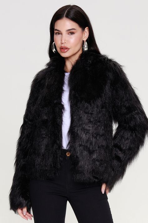 Casaco Pelo Fashion