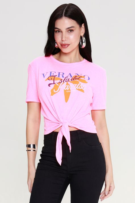 T Shirt Neon Amarracao