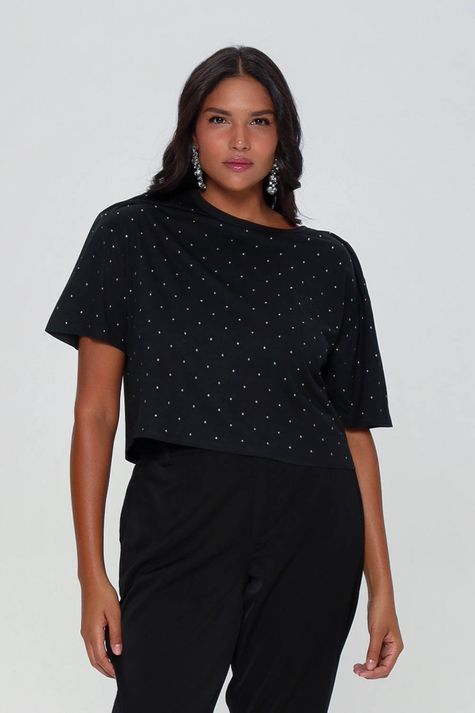 T-Shirt-Strass-Mais-Gata