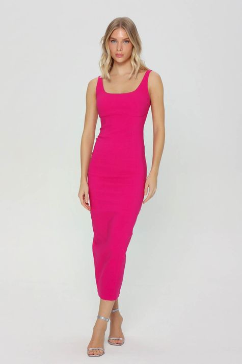 Vestido-Justo-Bengaline