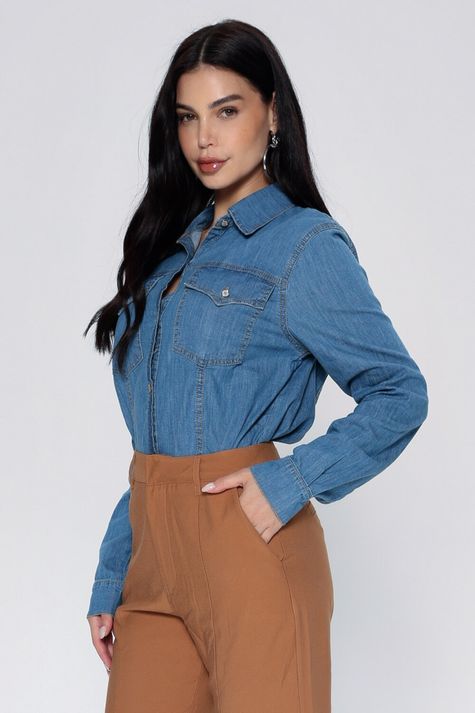 Camisa-Jeans-Acinturada
