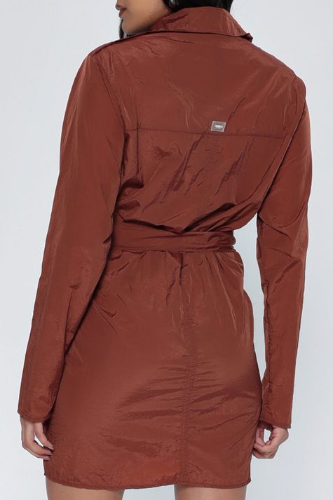 Vestido Solto Cargo Nylon