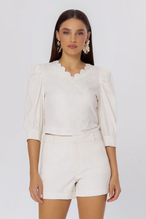 Cropped-Linho-Bordado