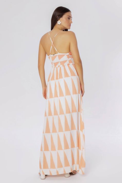 Vestido-Longo-Geometrico