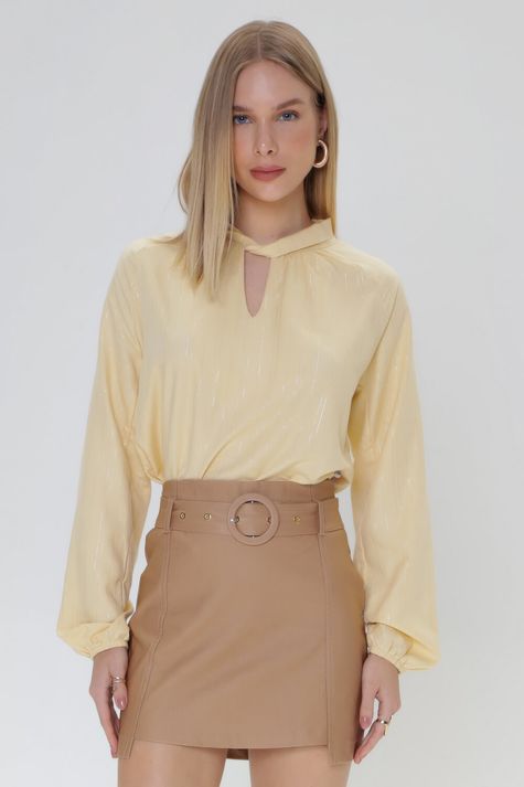 Blusa Lurex Gold