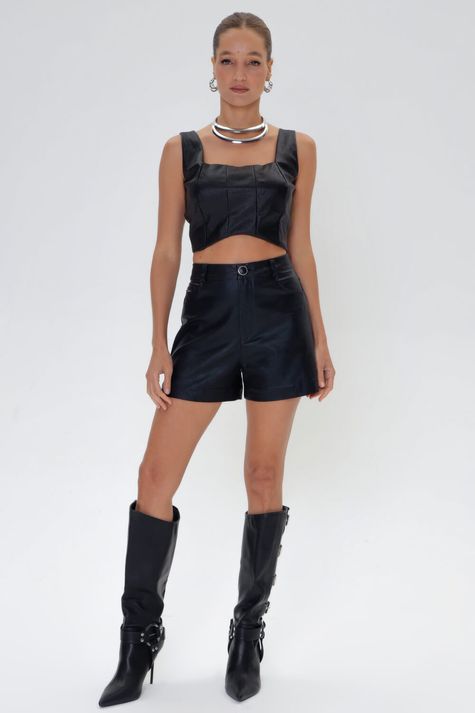 Shorts Curto Resinado